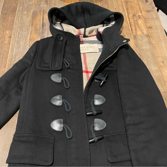 Burberry wool toggle coat - Picture 4 of 13